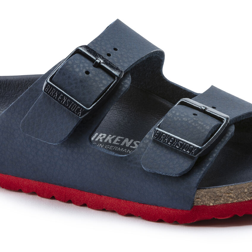 Birkenstock Arizona Kids Birko-Flor Desert Soil Blue Red